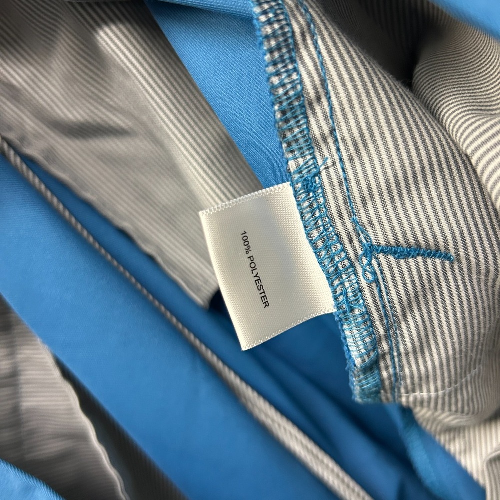 Peter Millar Shorts Mens 40 Blue Crown Sport Golf Performance Stretch Chino FLAW - Picture 10 of 12